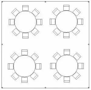 TENT LAYOUT 20X20