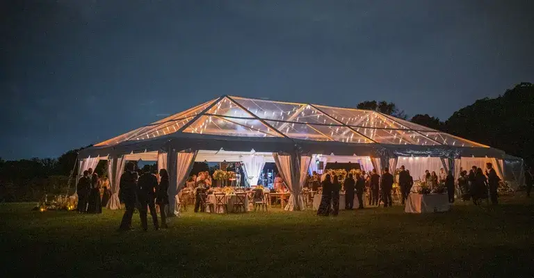 clear top tent