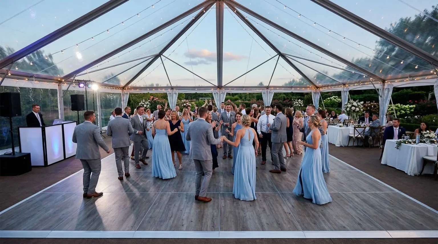 Dance floor rentals for weddings and events in Northern Utah