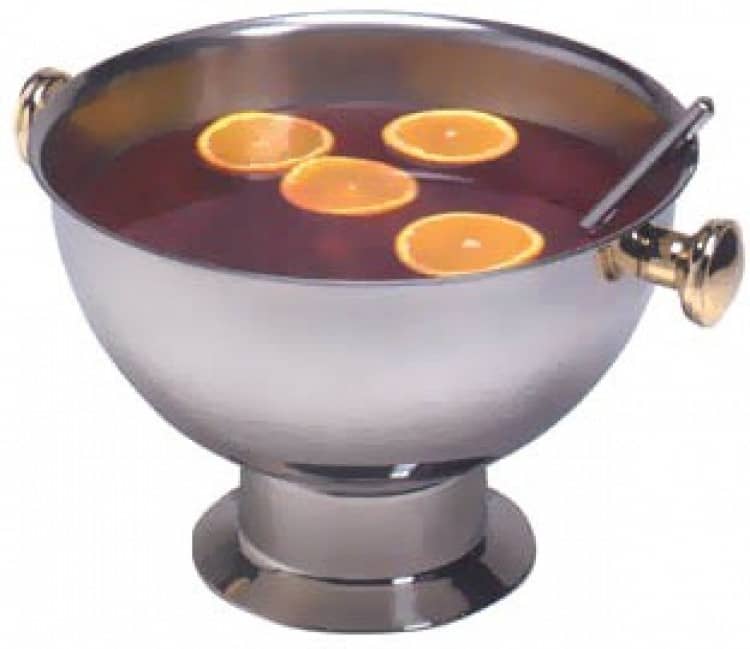 Stainless Steel Punch Bowl 14 Qt.